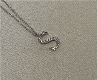 Collana Bolzoni Donna in Oro bianco Diamante 0.08 Ct C0602-S-OB - C0602-S-OB